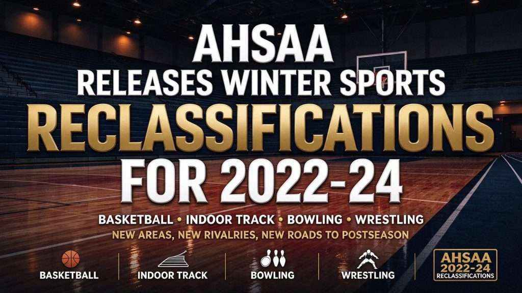 Illustration for the news story: AHSAA releases winter sports reclassifications for 2022-24