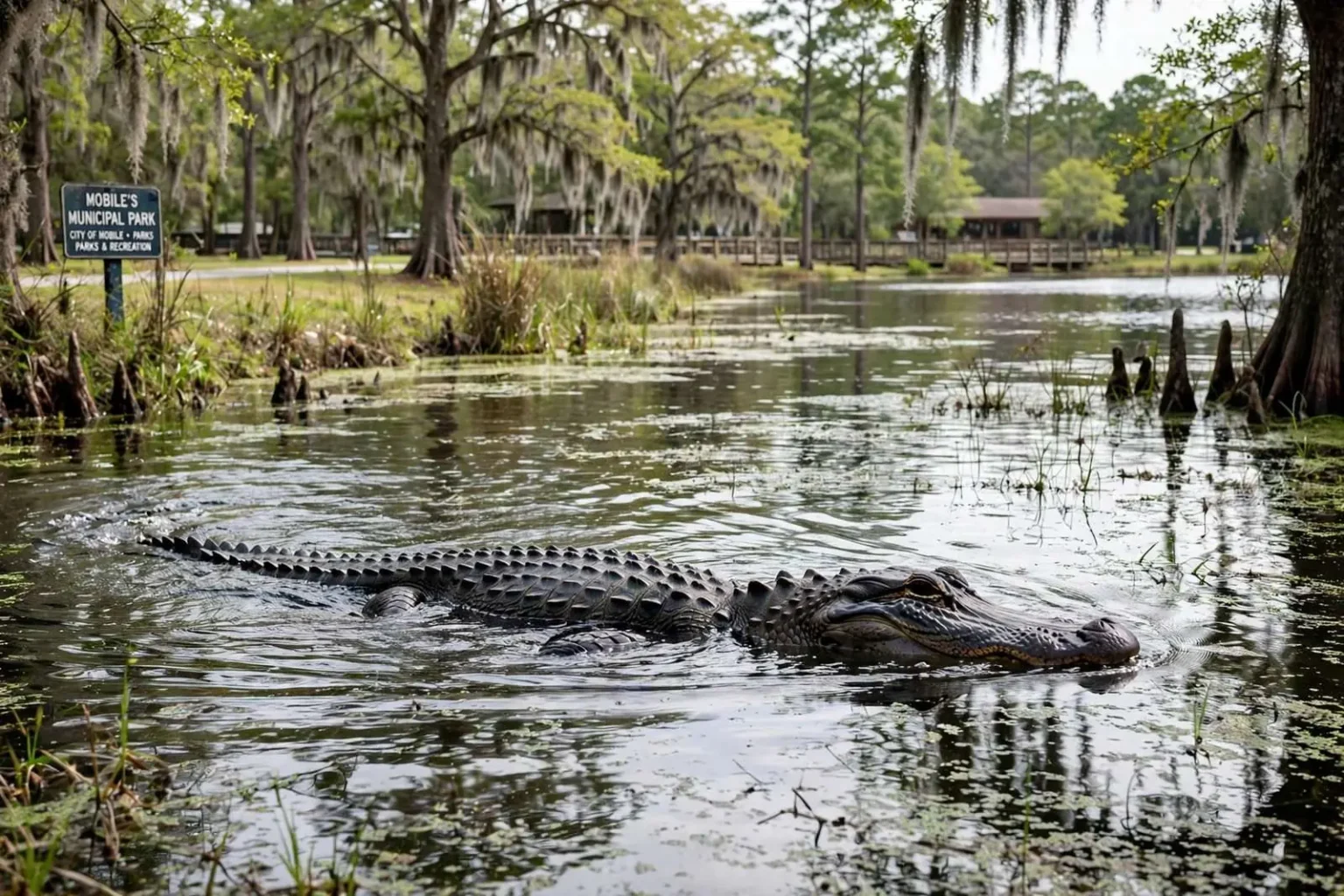 Illustration for the news story: Alligator mating season is here: what south Alabama residents should know