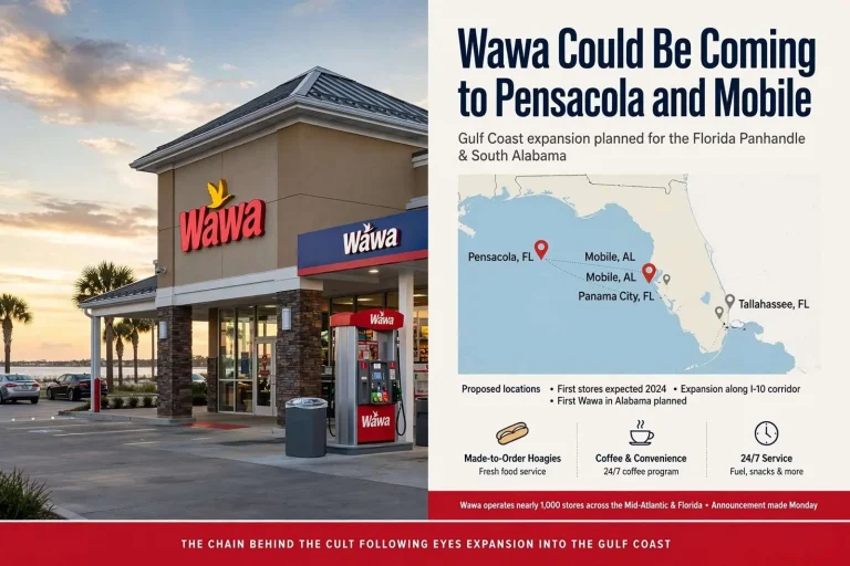 Illustration for the news story: Wawa Could Be Coming to Pensacola and Mobile