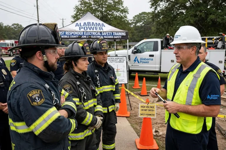 Illustration for the news story: Alabama Power Offers Electrocution Safety Training for Mobile First Responders