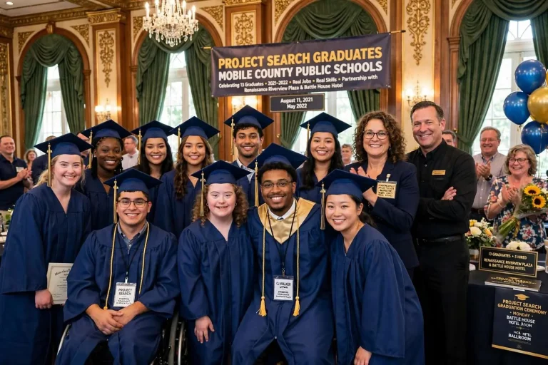 Illustration for the news story: Project Search Graduates Land Jobs at Downtown Mobile Hotels After Year-Long Training Program