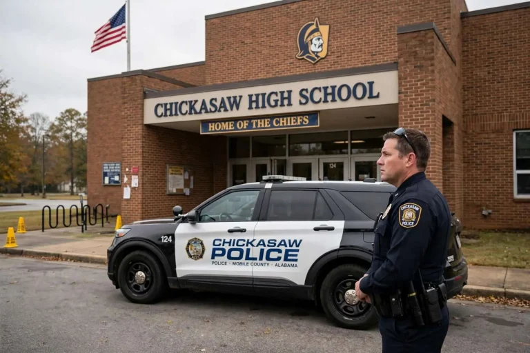 Illustration for the news story: Chickasaw Police: Student Who Collapsed at High School Did Not Overdose on Fentanyl