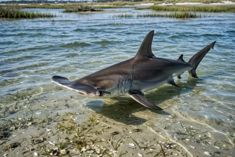 Illustration for the news story: Hammerhead Sharks: Recovering Populations Along the Gulf Coast