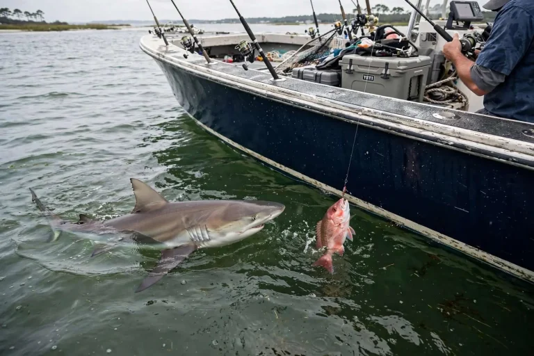 Illustration for the news story: Sandbar Sharks: The Gulf Coast Most Common Offshore Species