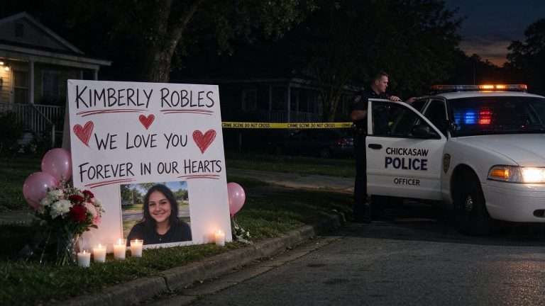 Illustration for the news story: ‘She Deserved Better’: Boyfriend Mourns Kimberly Robles, 21, Killed in Chickasaw Shooting