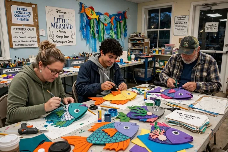 Illustration for the news story: Orange Beach Theater Seeks Artistic Volunteers to Build ‘Little Mermaid’ Headpieces