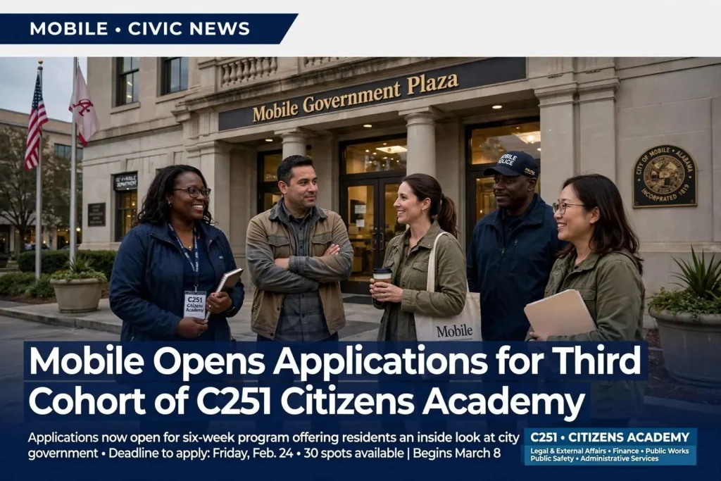 Illustration for the news story: Mobile Opens Applications for Third Cohort of C251 Citizens Academy