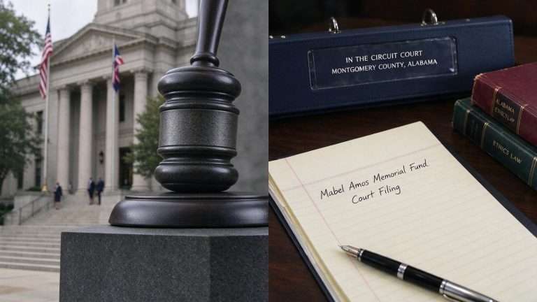 Illustration for the news story: Attorney General’s Office Asks Court to Remove Student From Mabel Amos Memorial Fund Lawsuit