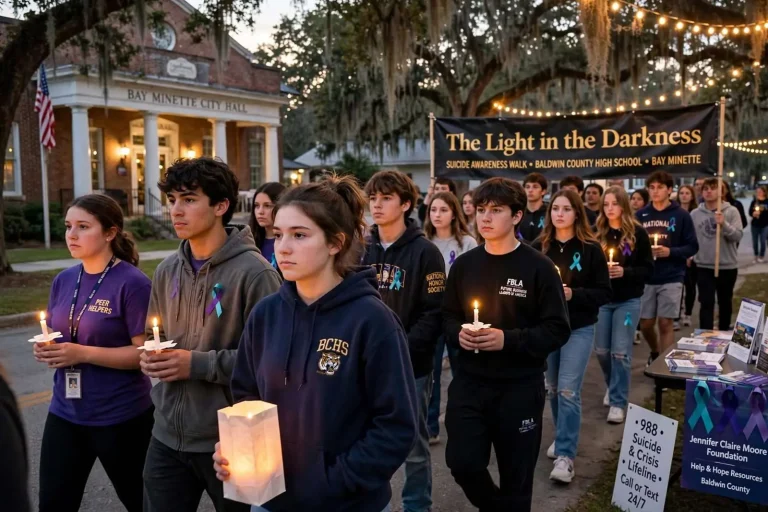 Illustration for the news story: Baldwin County suicide awareness walk among Gulf Coast efforts to prevent self-harm