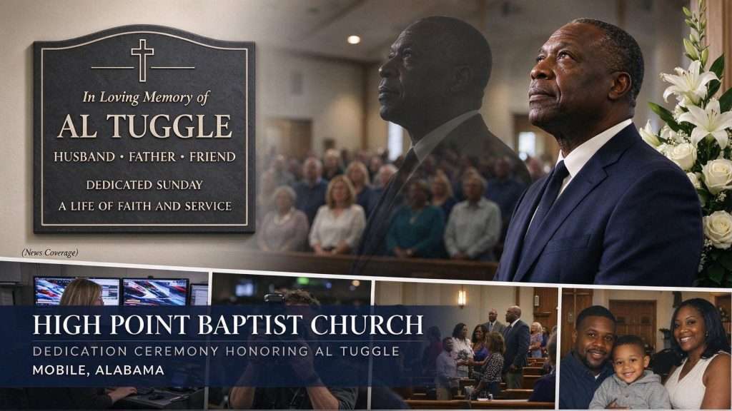 Illustration for the news story: High Point Baptist Church holds dedication ceremony honoring Al Tuggle