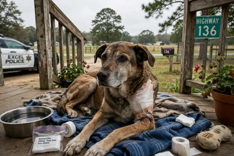 Illustration for the news story: Neighbor arrested after family dog shot in Excel, Alabama