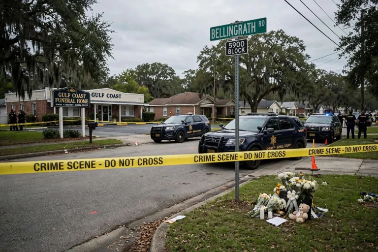 Illustration for the news story: Victim Identified in Deadly Bellingrath Road Shooting in Theodore