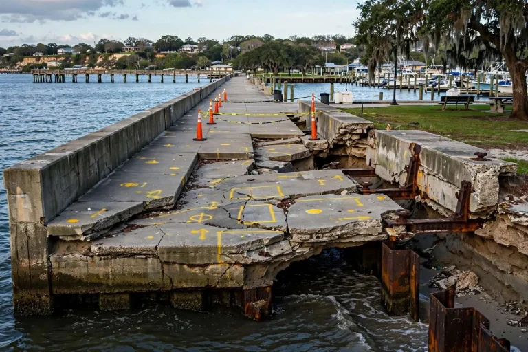 Illustration for the news story: Fairhope Seawall Repair Moves Forward as Restore Council Adds $5 Million to Waterfront Project