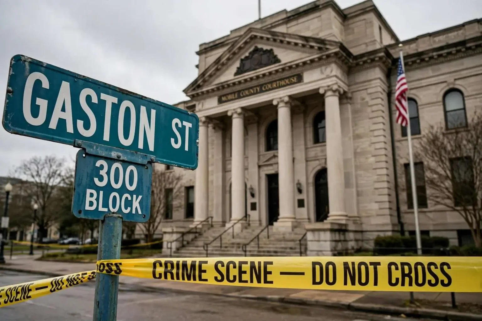 Illustration for the news story: Judge Sends Gaston Street Fatal Stabbing Case Toward Mobile County Grand Jury