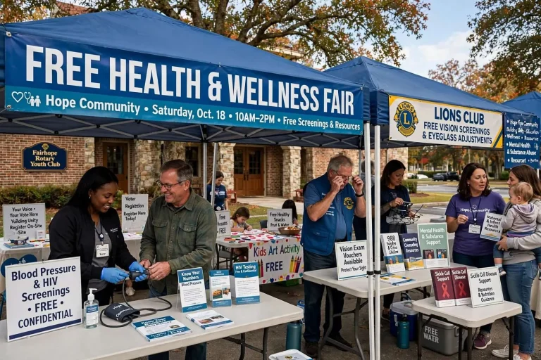 Illustration for the news story: Free Health and Wellness Fair Set for Fairhope Rotary Youth Club This Weekend