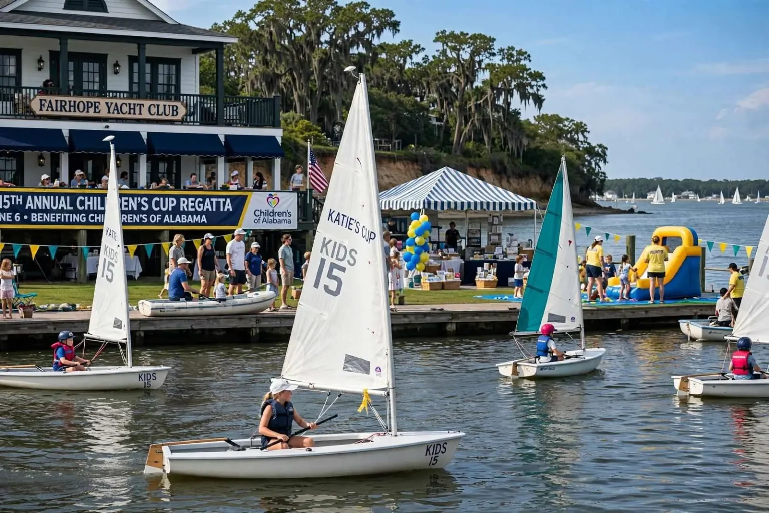Illustration for the news story: Fairhope Yacht Club to Host 15th Children’s Cup Regatta Benefiting Young Patients
