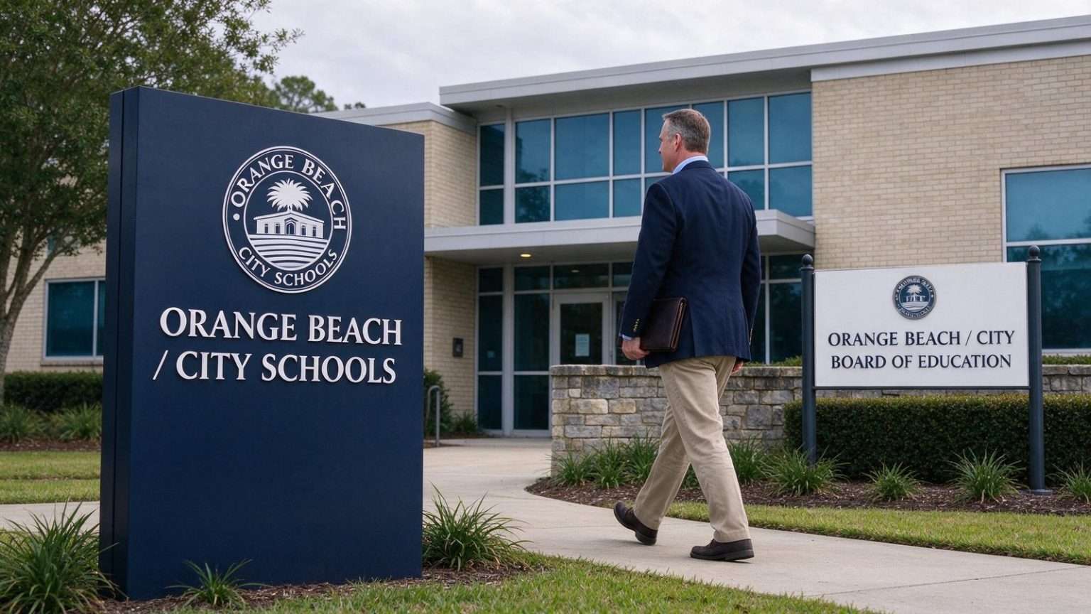Illustration for the news story: Orange Beach City Schools Says Randy Wilkes Remains Superintendent Despite Social Media Claims
