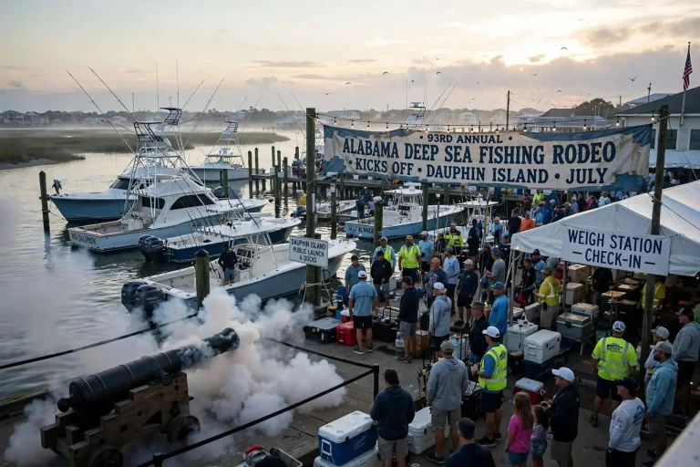 Illustration for the news story: 93rd Alabama Deep Sea Fishing Rodeo Kicks Off on Dauphin Island