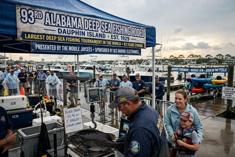 Illustration for the news story: 93rd Alabama Deep Sea Fishing Rodeo Wraps Up on Dauphin Island