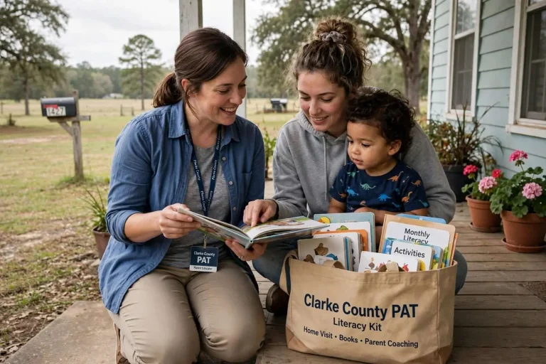 Illustration for the news story: A Grant-Funded Home-Visit Program Is Quietly Reshaping How Often Clarke County Kids Get Read To Before They Turn 5