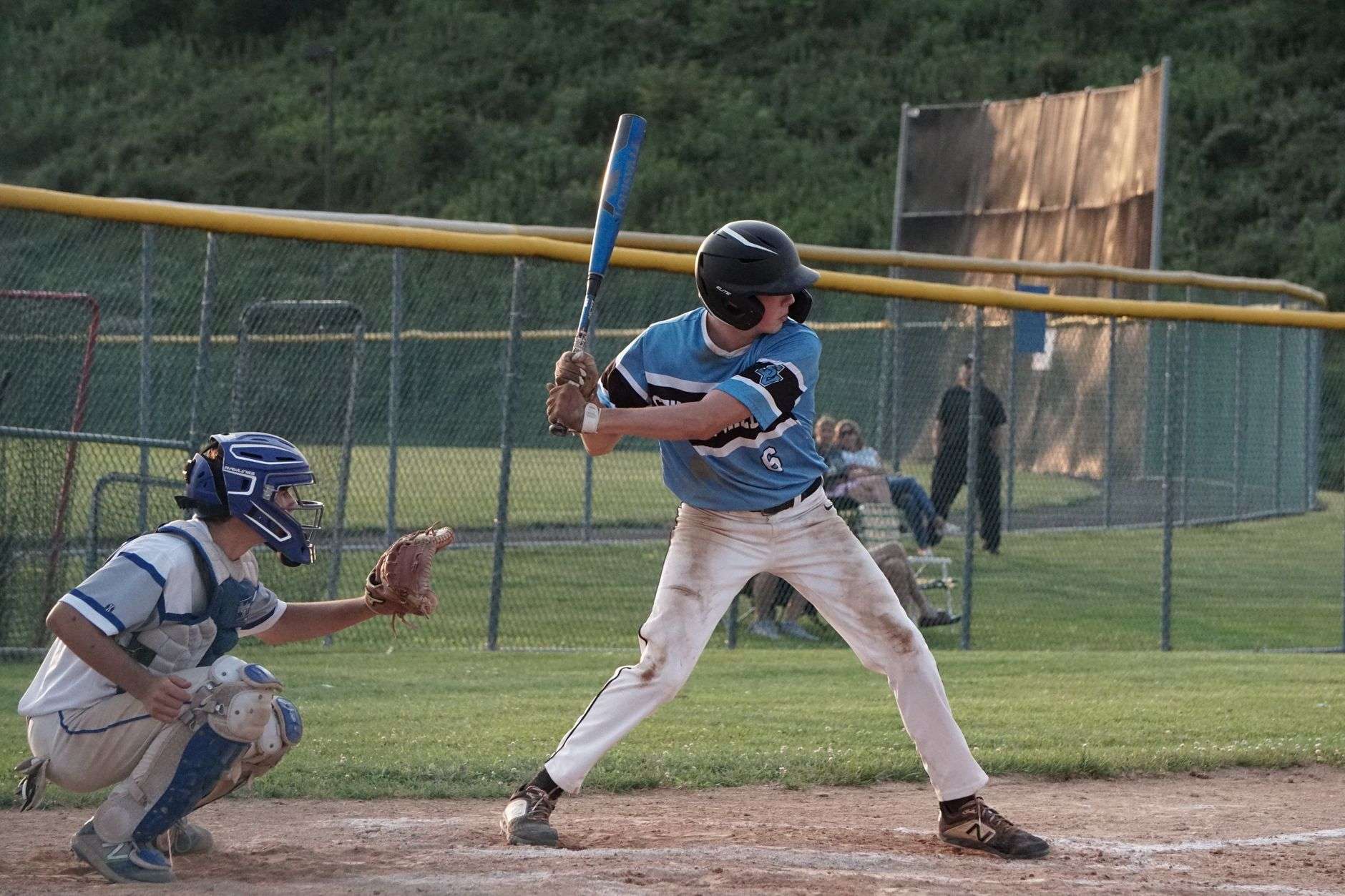 High school athletes competing in an outdoor sports game