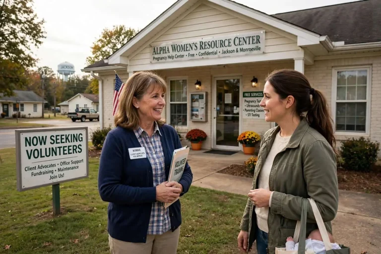 Illustration for the news story: Alpha Women’s Resource Center Seeks Volunteers in Jackson, Monroeville