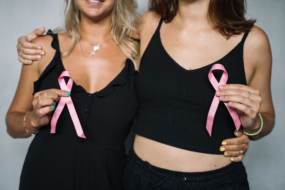Attendees at a breast cancer awareness tea event in Mobile Alabama