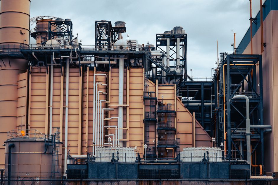 Exterior of a manufacturing plant