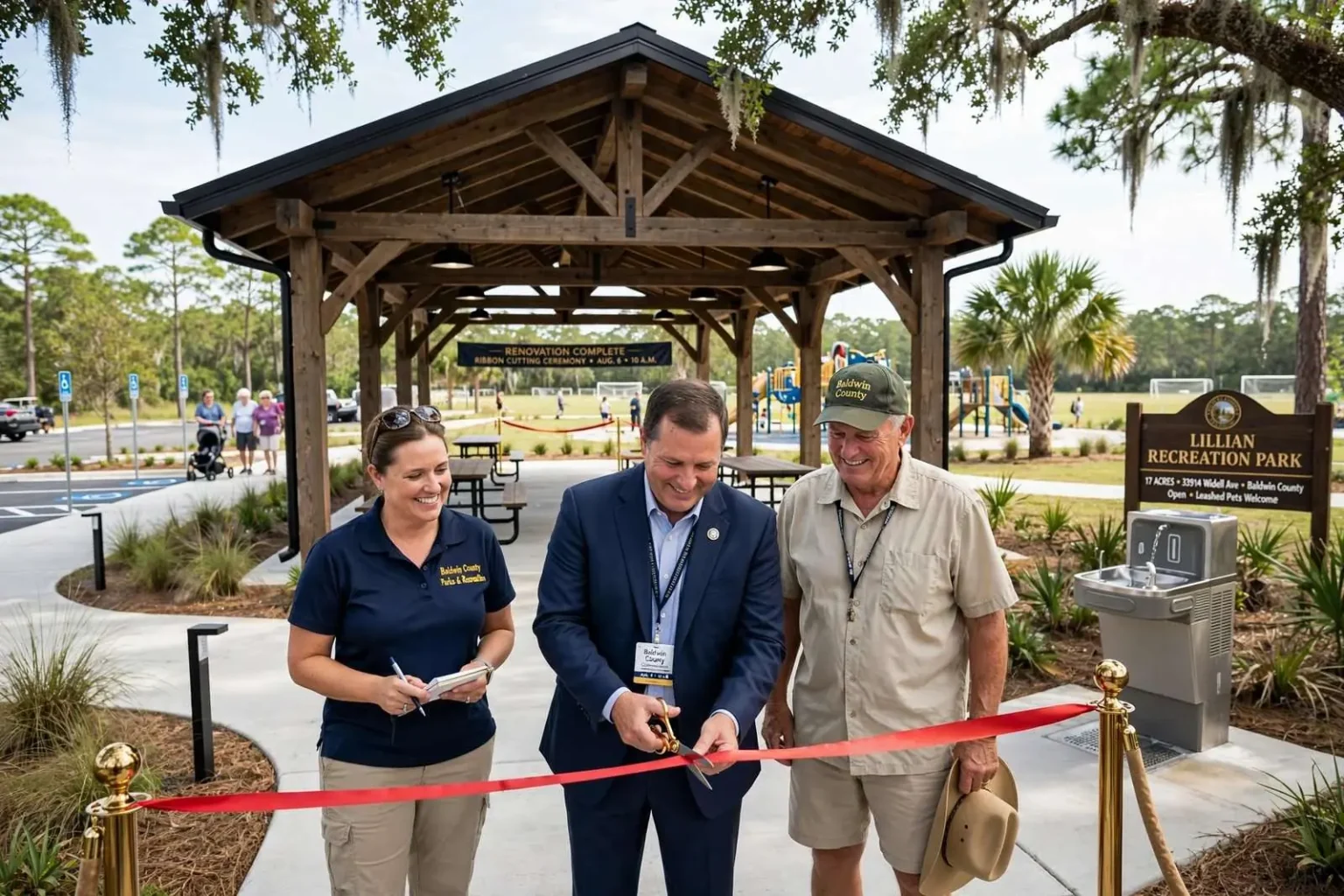 Illustration for the news story: Baldwin County to Unveil Renovated Lillian Recreation Park at Aug. 6 Ribbon Cutting