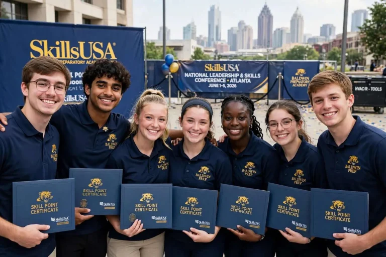 Illustration for the news story: Baldwin Prep Students Bring Home National Honors From SkillsUSA Championships in Atlanta