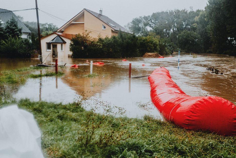 Flooding in a Baldwin County neighborhood