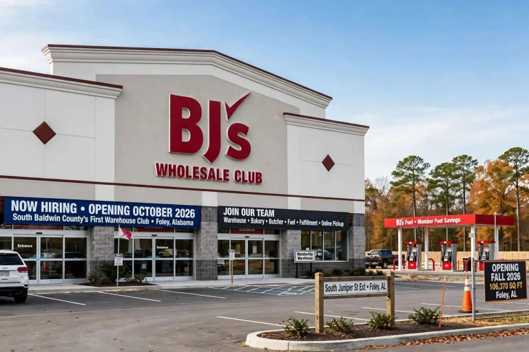 Illustration for the news story: BJ’s Wholesale Club Set to Bring South Baldwin County’s First Warehouse Store to Foley This Fall