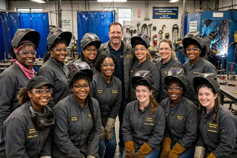 Illustration for the news story: Breaking the Mold: 11 Women Try Their Hand at Welding in Thomasville