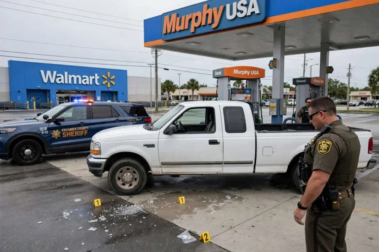 Illustration for the news story: Cantonment Man Faces Meth Trafficking Charges After Slow-Speed Walmart Lot Chase