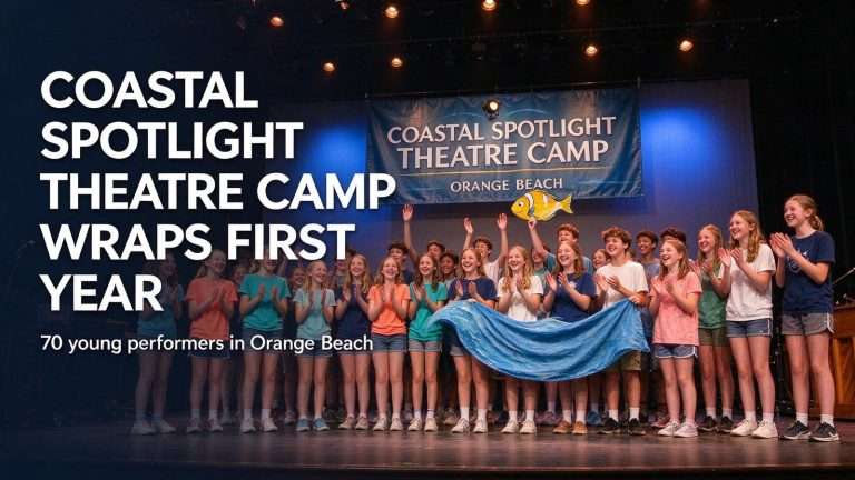 Illustration for the news story: Coastal Spotlight Theatre Camp Wraps First Year With 70 Young Performers in Orange Beach