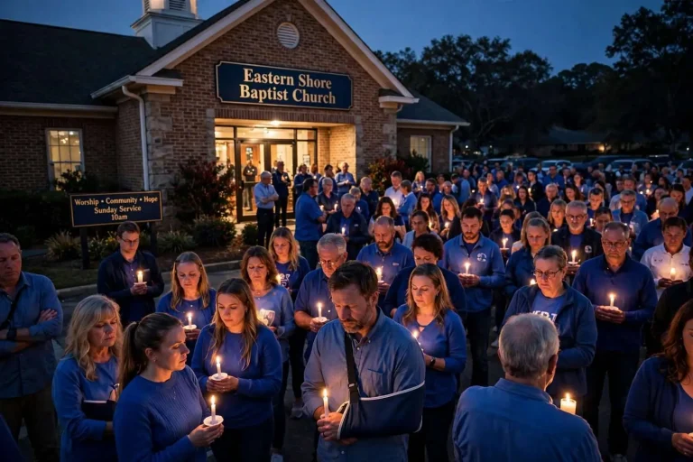 Illustration for the news story: Daphne Community Gathers for Candlelight Vigil Honoring Samantha Baker