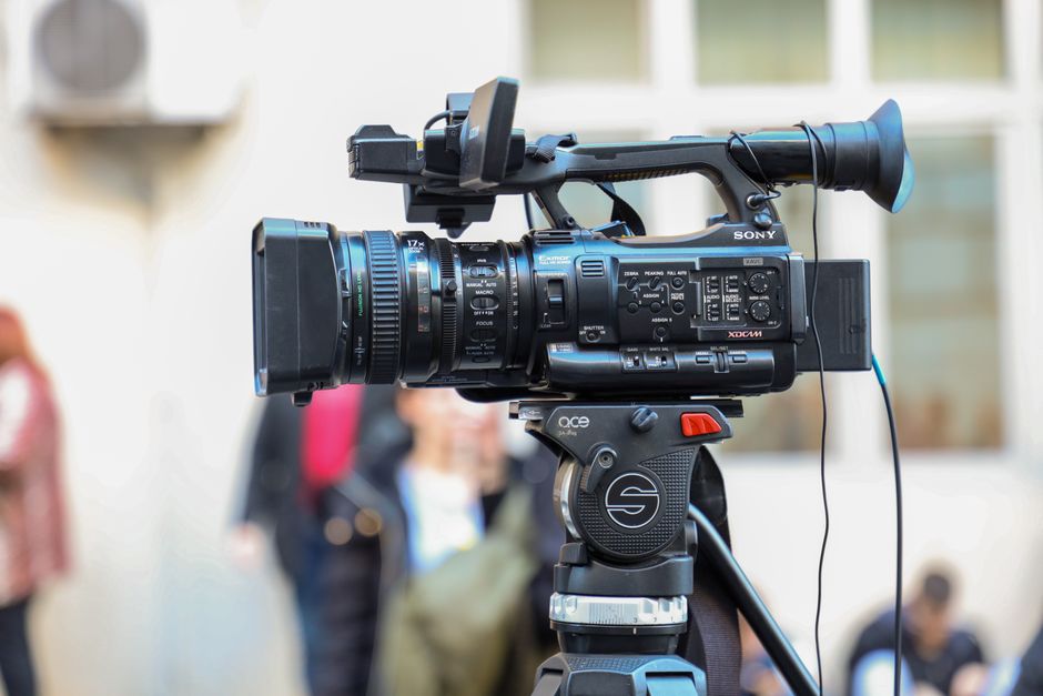 Video camera equipment similar to what Daphne High School students will use to record council meetings