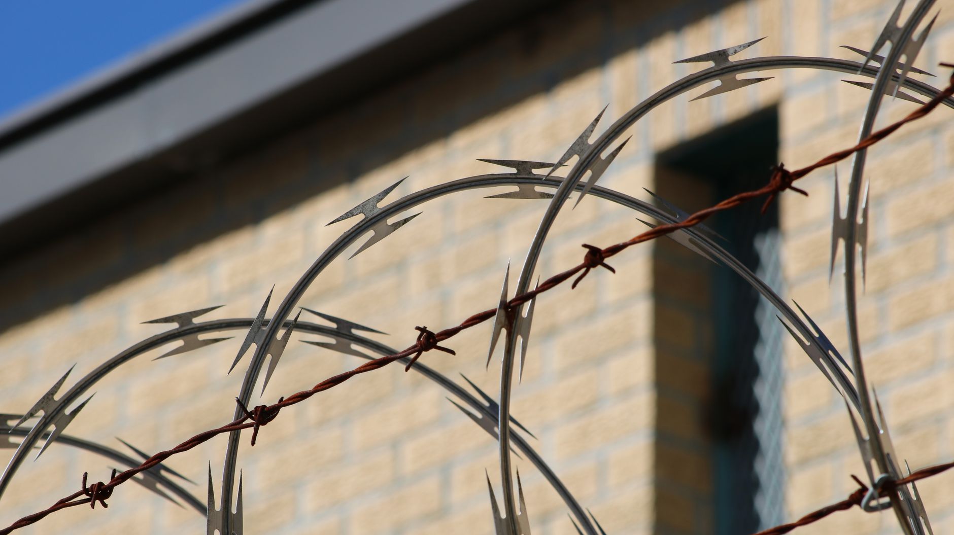 Exterior of a county jail