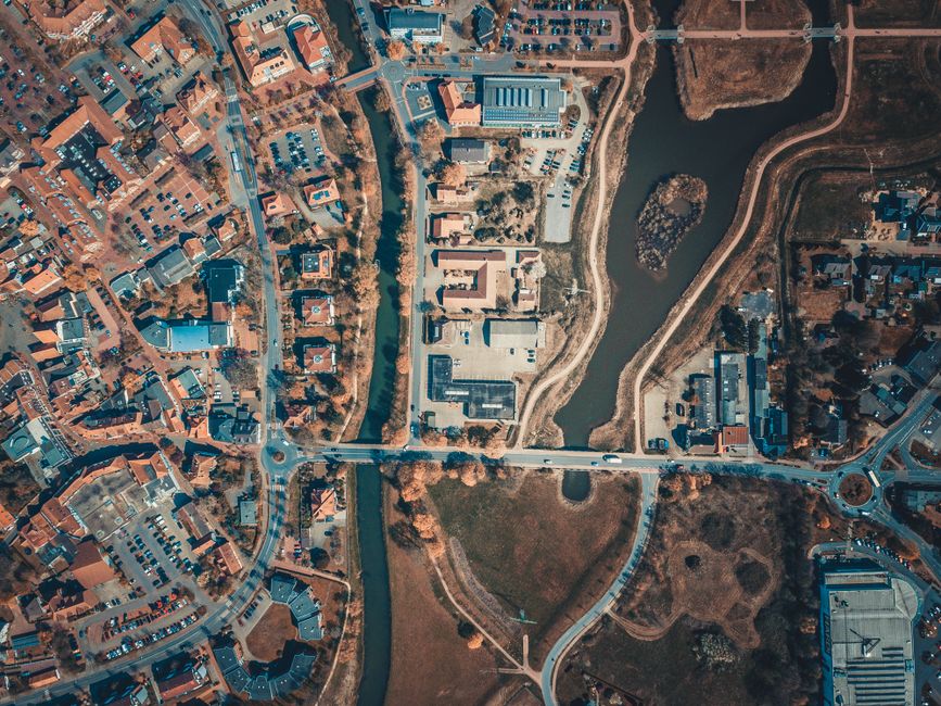 Urban planning and zoning documents representing city development