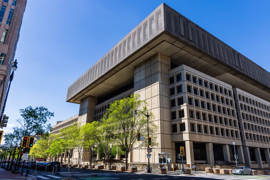 Exterior of a federal law enforcement office building