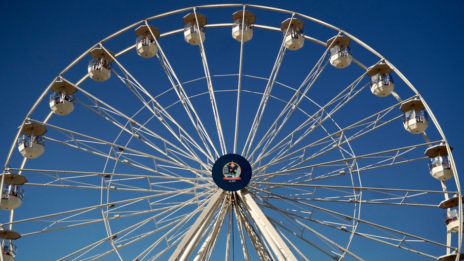 Fair rides at a Mobile-area fairground
