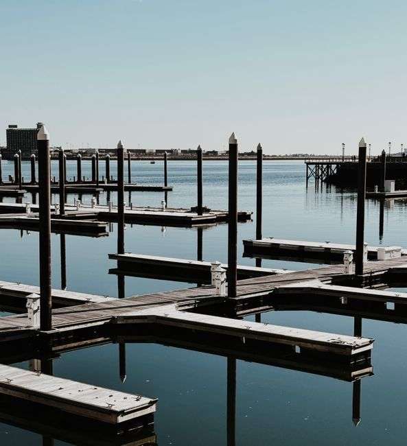 Docks and marina infrastructure along the Alabama Gulf Coast