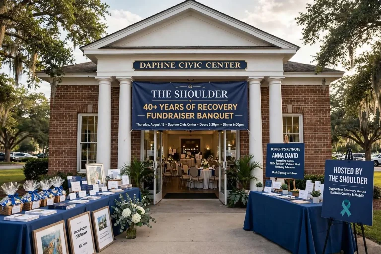 Illustration for the news story: Gulf Coast Recovery Nonprofit The Shoulder to Host Fundraiser Banquet in Daphne