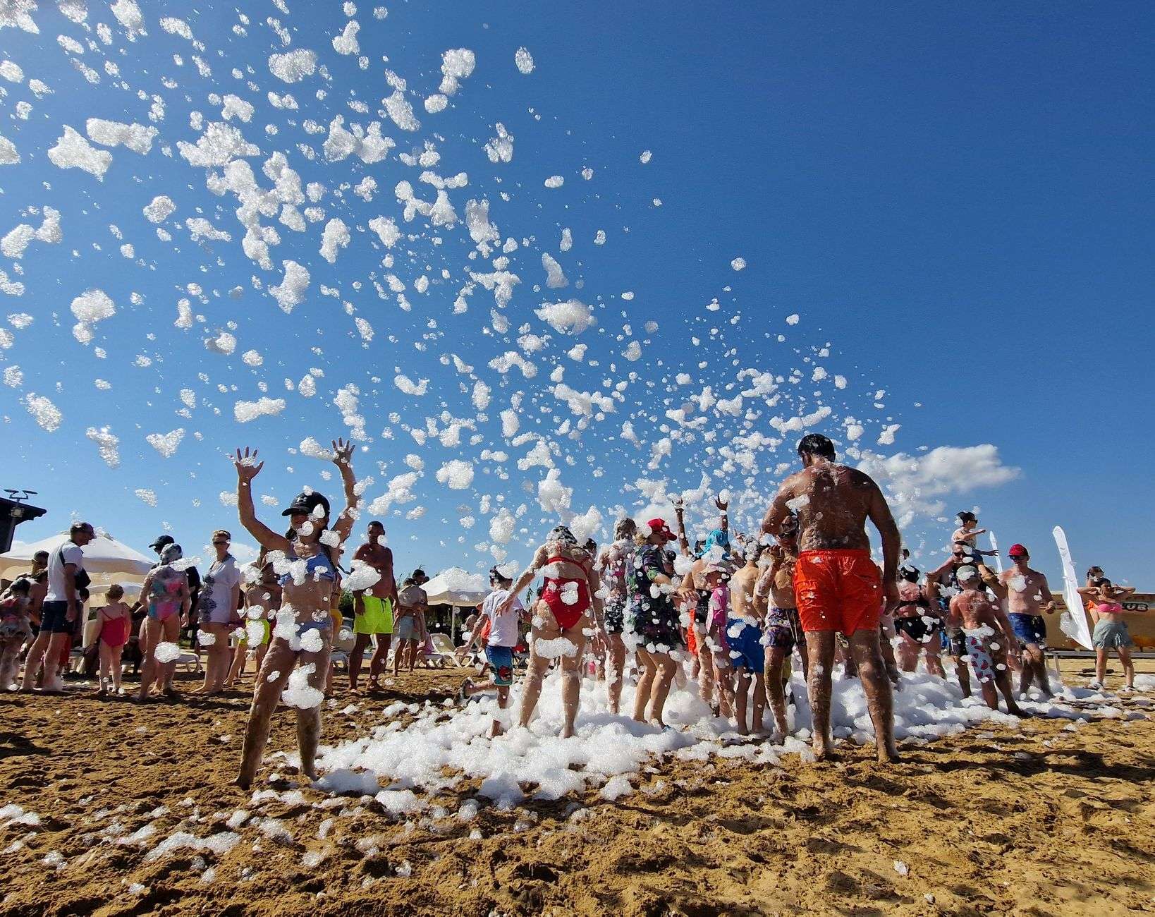 Families enjoy warm-weather festivities similar to the weekend events planned across the Alabama Gulf Coast.