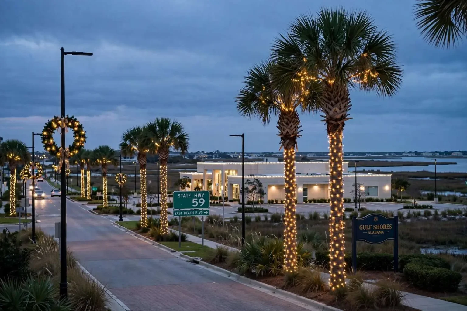 Illustration for the news story: Gulf Shores Considers $604K Overhaul of Aging Christmas Decorations