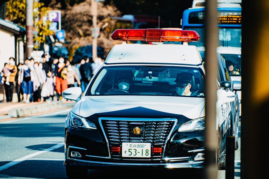 Police patrol vehicle used for automated license-plate recognition testing