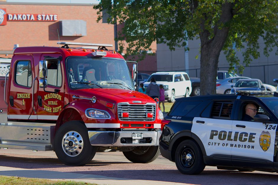 Fire and police first responder vehicles