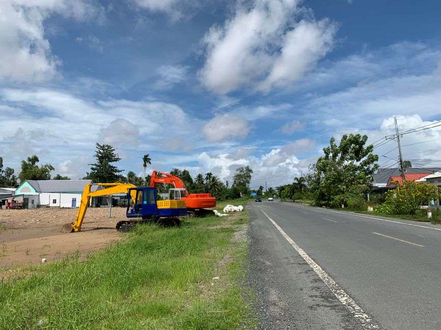 Rural road under construction