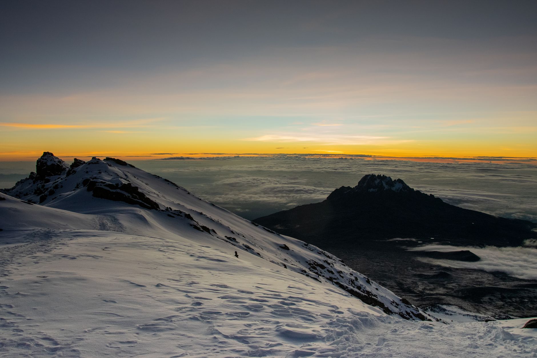Mount Kilimanjaro, the peak Rep. Jamie Ison trained to climb