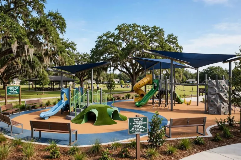 Illustration for the news story: Lavretta Park to Get $1.1 Million Playground Overhaul, City’s First Since 2001